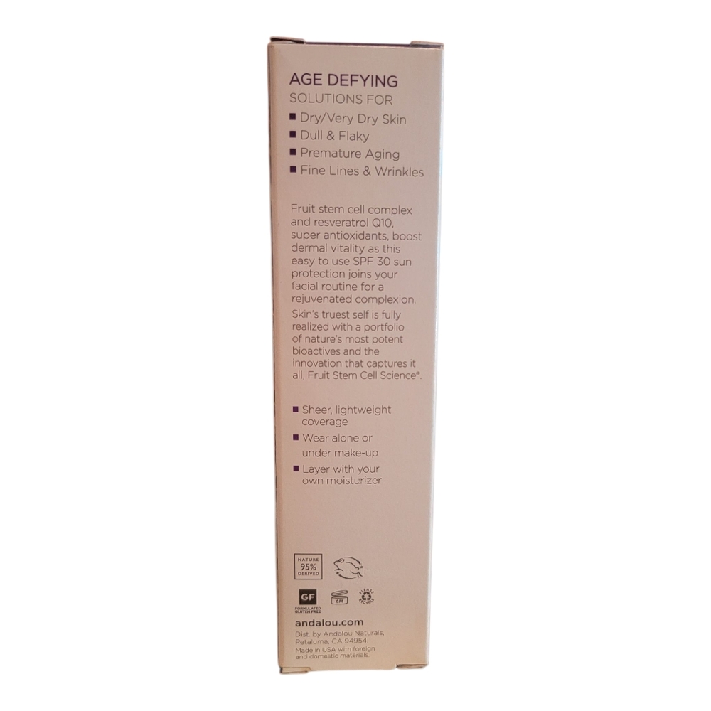 Andalou Naturals Perfecting BB Beauty Balm, SPF 30, Natural Tint, 2 fl oz(58 ml) - Picture 5 of 6